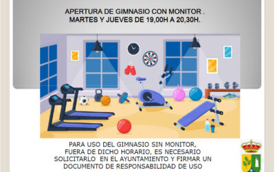 NUEVA TEMPORADA DEL GIMNASIO MUNICIPAL DE CAPILEIRA