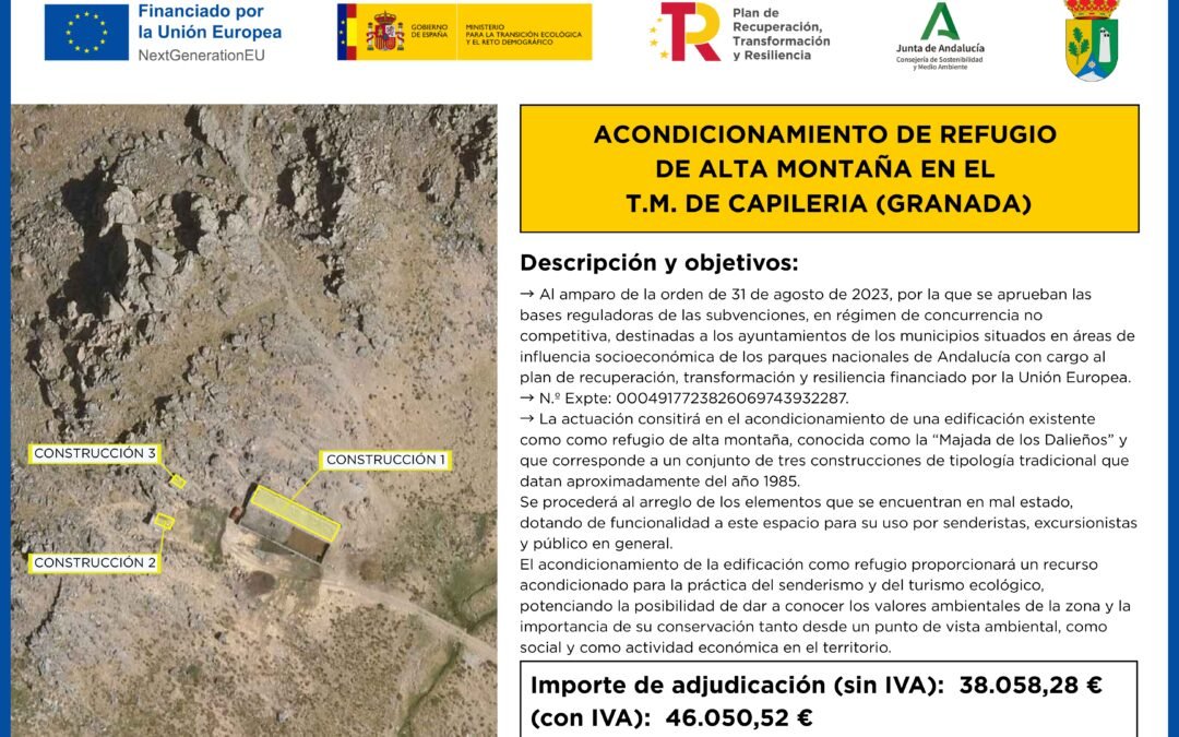 Capileira impulsa nuevas actuaciones para cuidar su entorno natural y mejorar sus espacios públicos