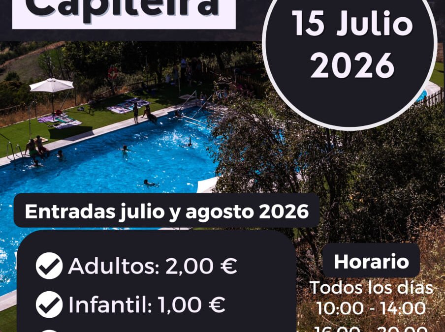 ¡Inauguración de la Piscina Municipal de Capileira: Temporada de Verano 2026!